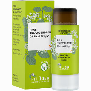Rhus Toxicodendron D6 Globuli Pflüger Globulisp.  10 g - ab 5,26 &euro;