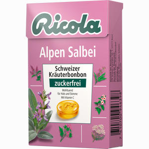 Ricola Alpen Salbei Kräuterbonbons Ohne Zucker  50 g - ab 1,74 €