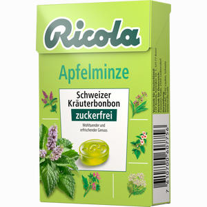 Ricola Apfelminze Kräuterbonbons Ohne Zucker Box  50 g - ab 1,72 €