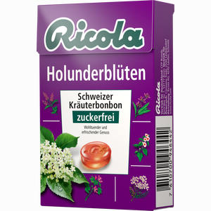 Ricola Holunderblüten Kräuterbonbons Ohne Zucker Box  50 g - ab 1,74 €