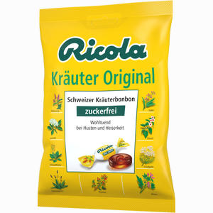 Ricola Kräuter Original Ohne Zucker Beutel Bonbon 75 g - ab 1,81 €