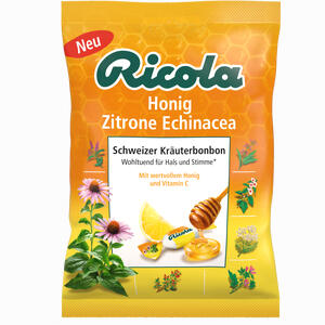 Ricola mit Zucker Beutel Echinacea Honig Zitrone Bonbon 75 g - ab 1,74 €