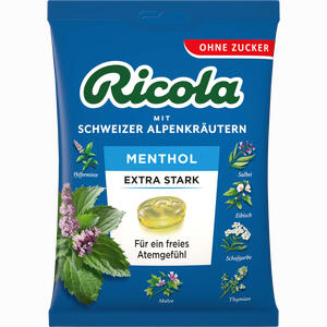 Ricola Ohne Zucker Beutel Menthol Extra Stark 75 g - ab 1,71 €