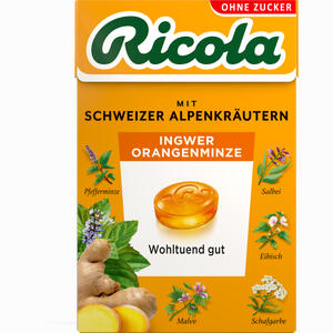 Ricola Ohne Zucker Box Ingwer Orangenminze 50 g - ab 1,71 €