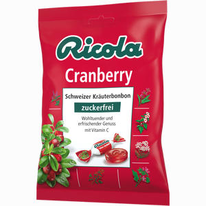 Ricola Ohne Zucker Cranberry Bonbon 75 g - ab 1,74 €