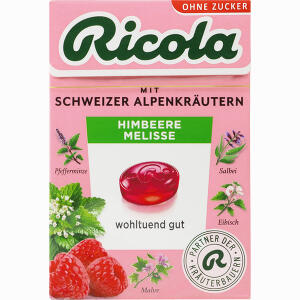 Ricola Ohne Zucker Himbeere Melisse Box 50 g - ab 2,14 &euro;