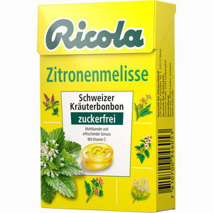 Ricola Zitronenmelisse Ohne Zucker Box Bonbon 50 g - ab 1,74 €