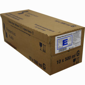 Ringer Lösung Glasflasche Infusionslösung  10 x 500 ml - ab 26,75 &euro;