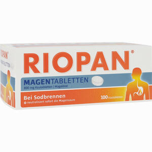 Abbildung von Riopan Magen Tabletten Kautabletten 100 Stück Abbildung von Riopan Magen Tabletten Kautabletten 100 Stück