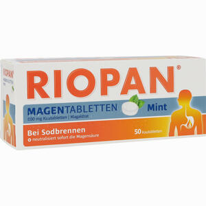 Riopan Magen Tabletten Mint 800mg Kautabletten  50 Stück - ab 11,93 €