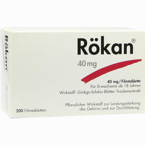 Roekan 40mg Filmtabletten 200 Stück - ab 0,00 €