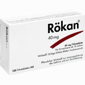 Rökan 40mg Filmtabletten 120 Stück - ab 0,00 &euro;