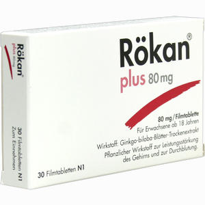 Abbildung von Rökan Plus 80mg Filmtabletten 30 Stück