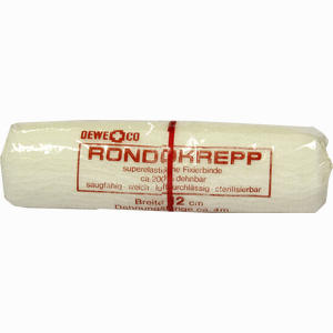 Rondokrepp Weiss 4mx12cm 1 Stück - ab 0,00 &euro;