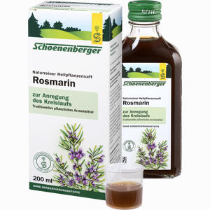 Rosmarin Heilpflanzensaft Schoenenberger 200 ml - ab 6,03 €