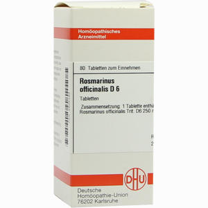 Rosmarinus Off D6 Tabletten 80 Stück - ab 9,04 €