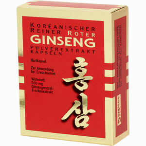 Roter Ginseng Extrakt Kaps  30 Stück - ab 74,06 €