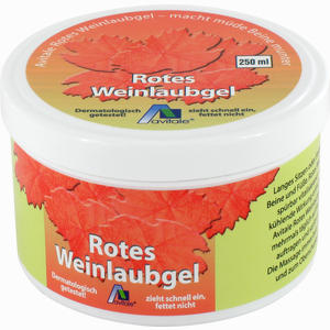 Rotes Weinlaub Gel Gel 250 ml - ab 5,06 €