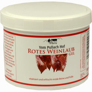 Rotes Weinlaub Gel Gel 500 ml - ab 4,75 €