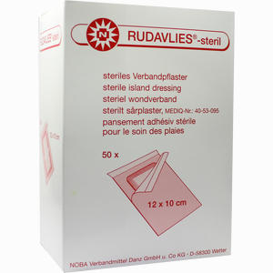 Rudavlies Steril 12cmx10cm Verbandpflaster  50 Stück - ab 9,35 &euro;