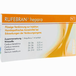 Rufebran Heparo Ampullen 10 Stück - ab 12,69 €
