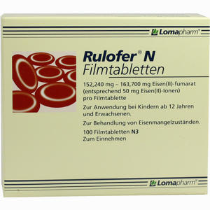 Rulofer N Filmtabletten  100 Stück - ab 9,87 €