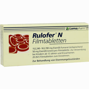 Rulofer N Filmtabletten  20 Stück - ab 2,32 €