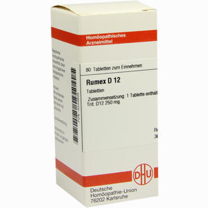 Rumex D12 Tabletten 80 Stück - ab 0,00 €
