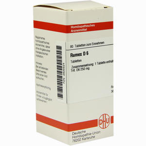 Rumex D6 Tabletten 80 Stück - ab 8,32 &euro;