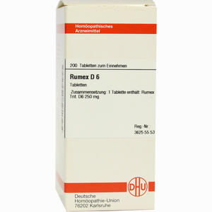 Rumex D6 Tabletten 200 Stück - ab 15,23 &euro;