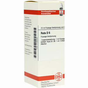 Ruta D6 Dilution 20 ml - ab 7,95 €
