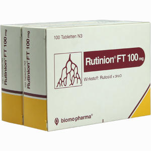 Rutinion Ft 100mg Tabletten 200 Stück - ab 33,99 €