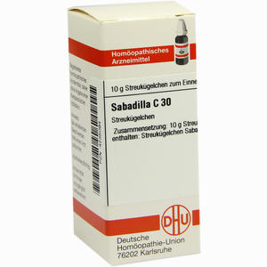 Sabadilla C30 Globuli 10 g - ab 8,00 €