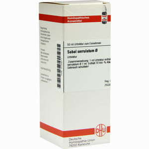 Sabal Serrul Urtinktur Dilution 50 ml - ab 0,00 &euro;
