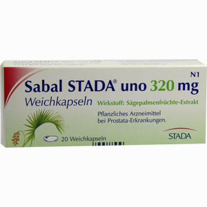 Sabal Stada Uno 320 Mg Kapseln 20 Stück - ab 0,00 &euro;