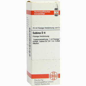 Sabina D4 Dilution 20 ml - ab 0,00 &euro;