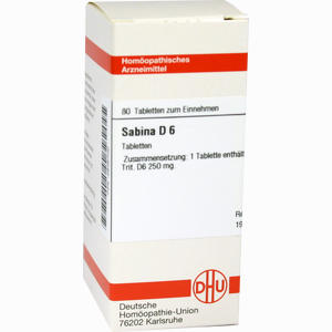 Sabina D6 Tabletten 80 Stück - ab 9,26 €