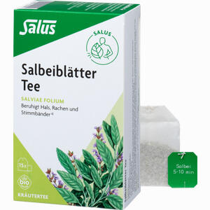 Salbeiblätter Tee Bio Salus 15 Stück - ab 2,11 €