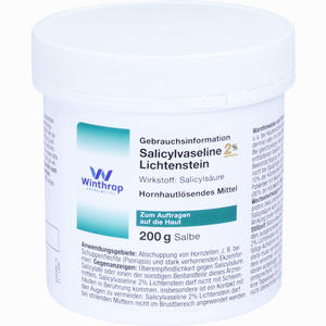 Salicylvaseline 2% Lichtenstein Salbe 200 g Salicylvaseline 2% Lichtenstein Salbe 200 g