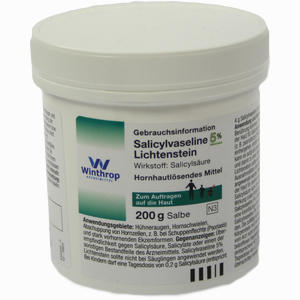Salicylvaseline 5% Lichtenstein Salbe  200 g Salicylvaseline 5% Lichtenstein Salbe  200 g
