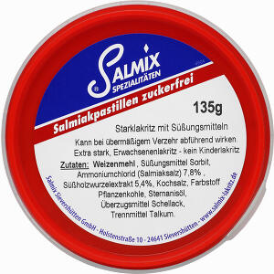 Salmix Salmiakpastillen Zuckerfrei 135 g - ab 2,31 &euro;