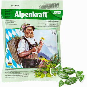 Salus Alpenkraft Kräuterbonbons mit Honig + Malz  75 g - ab 1,21 €