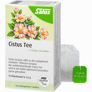 Salus Cistus Kräutertee Bio Filterbeutel 15 Stück - ab 3,60 €