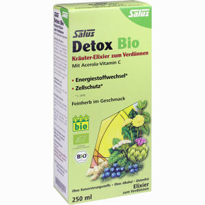 Salus Detox Bio Kräuter- Elixier Zum Verdünnen  250 ml