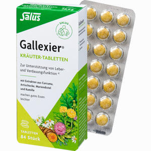 Salus Gallexier Kräuter- Tabletten  84 Stück - ab 8,48 €