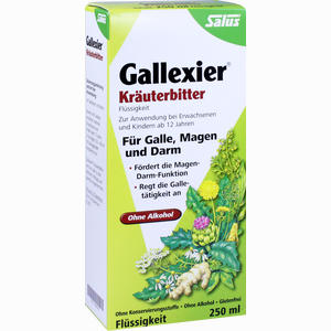 Salus Gallexier Kräuterbitter Tonikum 250 ml