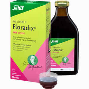 Salus Kräuterblut Floradix mit Eisen Tonikum  500 ml - ab 11,93 €