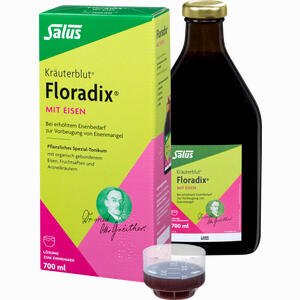 Abbildung von Salus Kräuterblut Floradix mit Eisen Tonikum  700 ml Abbildung von Salus Kräuterblut Floradix mit Eisen Tonikum  700 ml