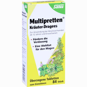 Salus Multipretten Kräuter- Dragees  84 Stück - ab 0,00 €