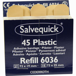Salvequick Pflasterstrips Wasserfest  45 Stück - ab 5,75 €